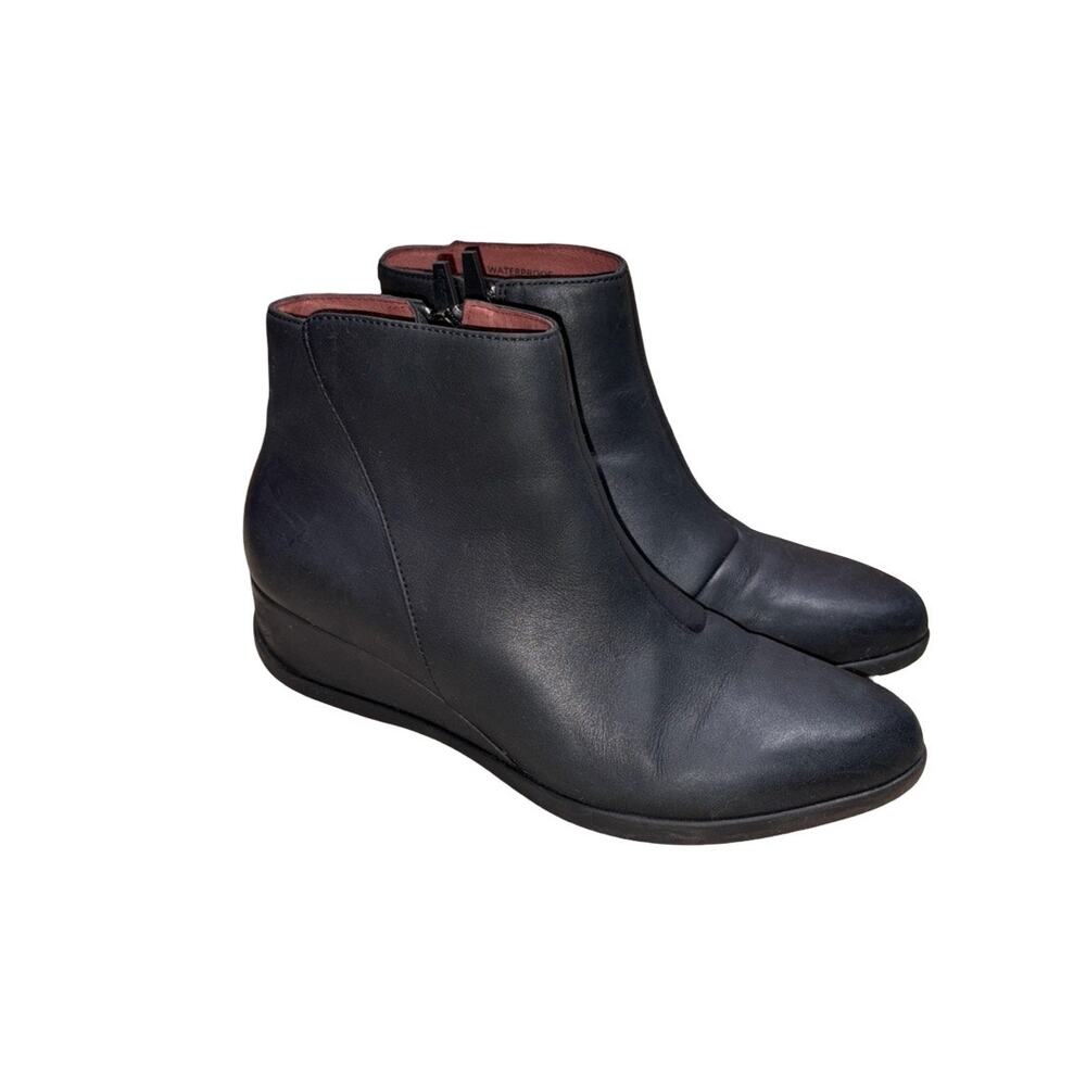 Dansko Serenity Black Leather Wedge Ankle Boots   Size: 39 / US 8.5